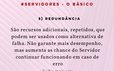 #SERVIDORES - O BÁSICO #05 - Redundância.