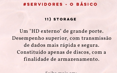 #SERVIDORES - O BÁSICO #11 - STORAGE.