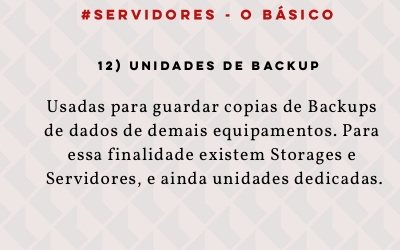 #SERVIDORES - O BÁSICO #12 - UNIDADES DE BACKUP