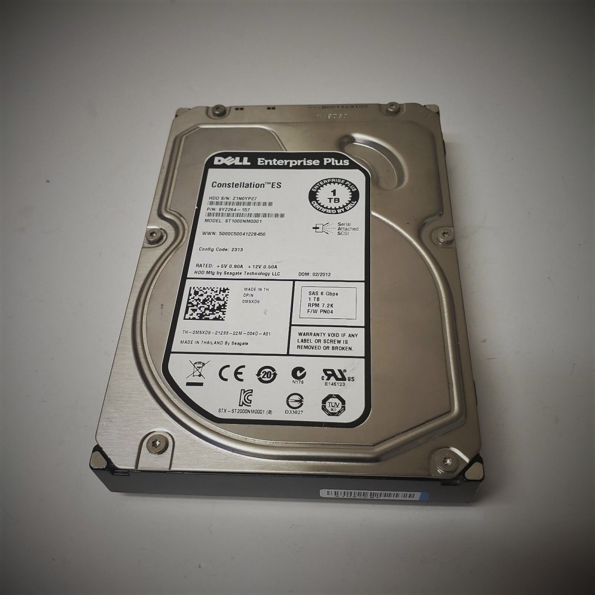 デル HUA721010KLA330-DELL 1TB 7.2K 3G SATA LFF Hard Drive 送料無料