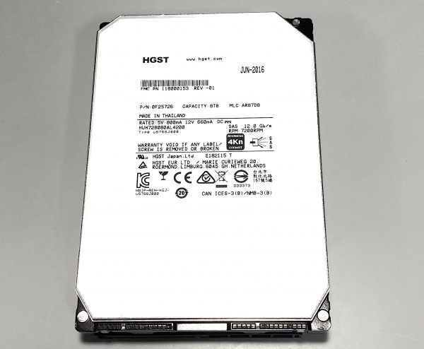 Hdd Lff Sas 8Tb 7.2K 12G Hitachi Emc