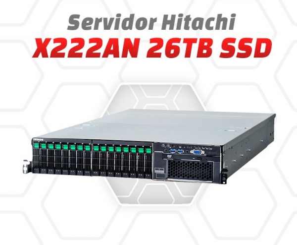 Servidor Hitachi X222AN 26TB SSD