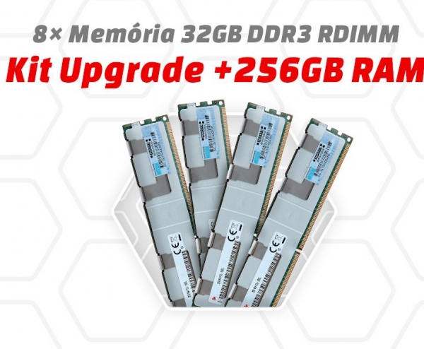 Memória para Servidor Dell 256GB RAM DDR3 RDIMM